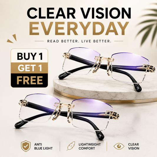 Daily Use Reading Glasses - Buy 1 Get 1 Free