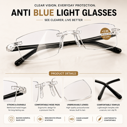 Daily Use Reading Glasses - Buy 1 Get 1 Free